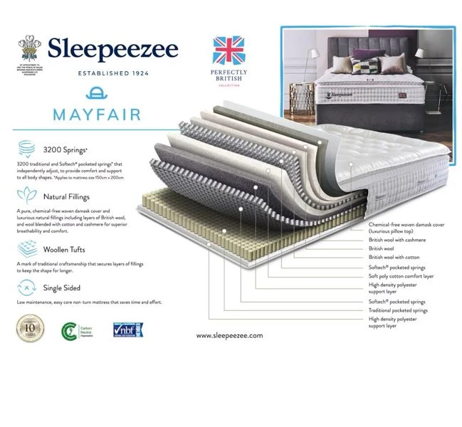 Sleepeezee Mayfair 3200 Mattress